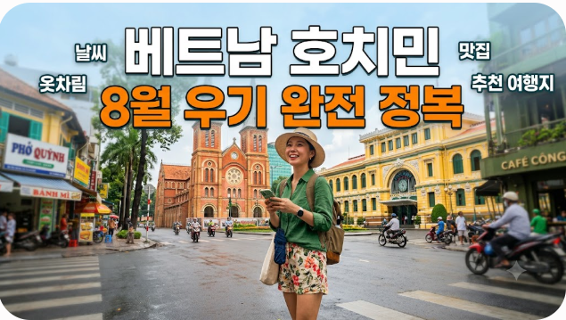 베트남 호치민 8월 날씨 옷차림 추천 여행지