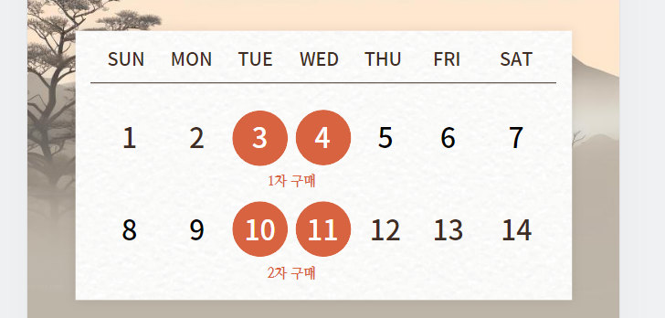 서울사랑상품권 발행일정