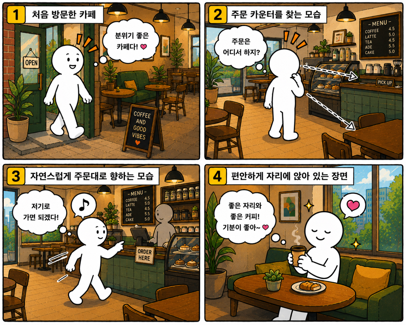 주문 카운터 위치의 중요성