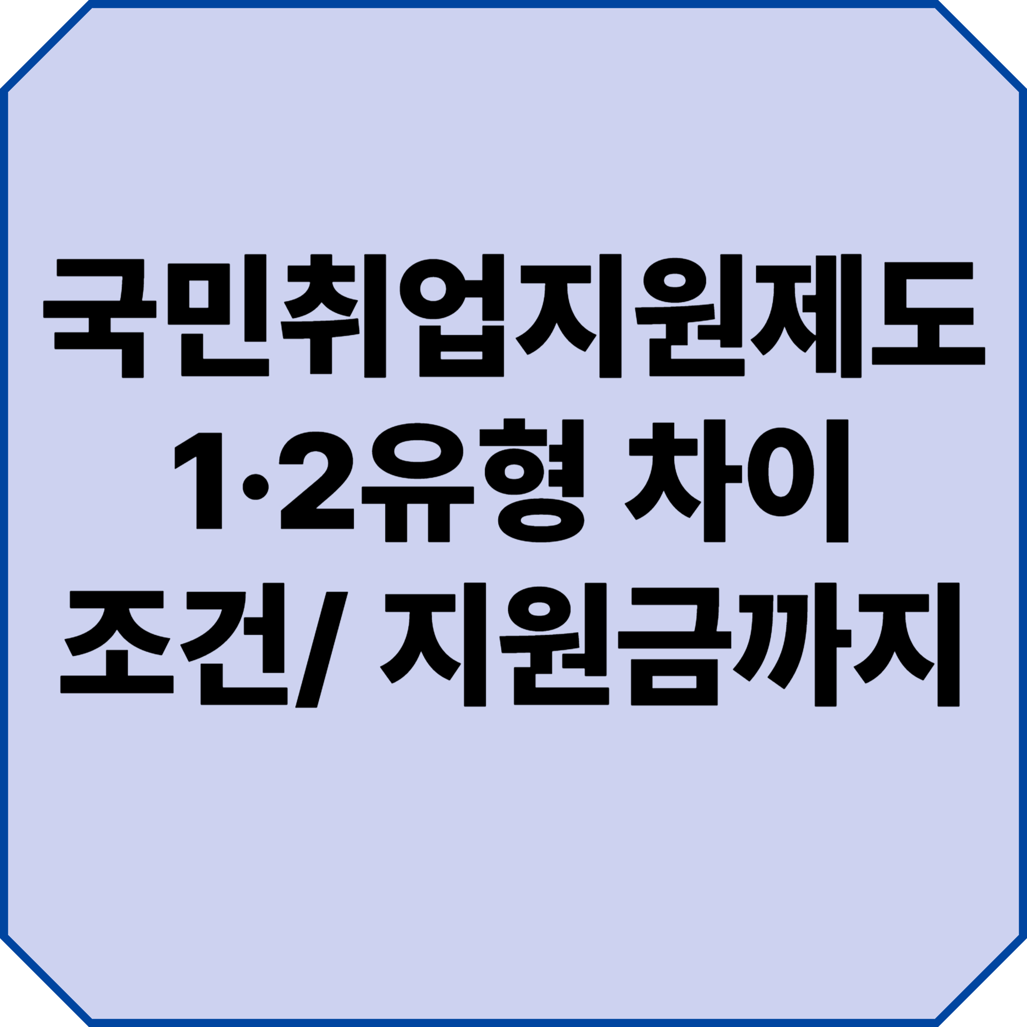 2025 국민취업지원제도 신청｜1유형·2유형 차이, 조건, 지원금까지 한눈에!