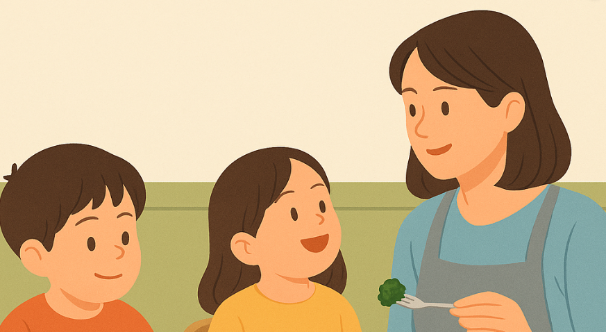 어린이집에서의 점심식사