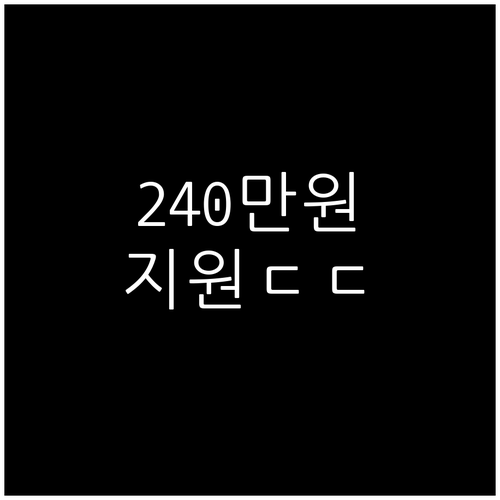 광명시 청년월세지원 240만원 현금 ..