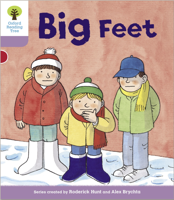 [시연: 쉬운 책 『Big Feet』]