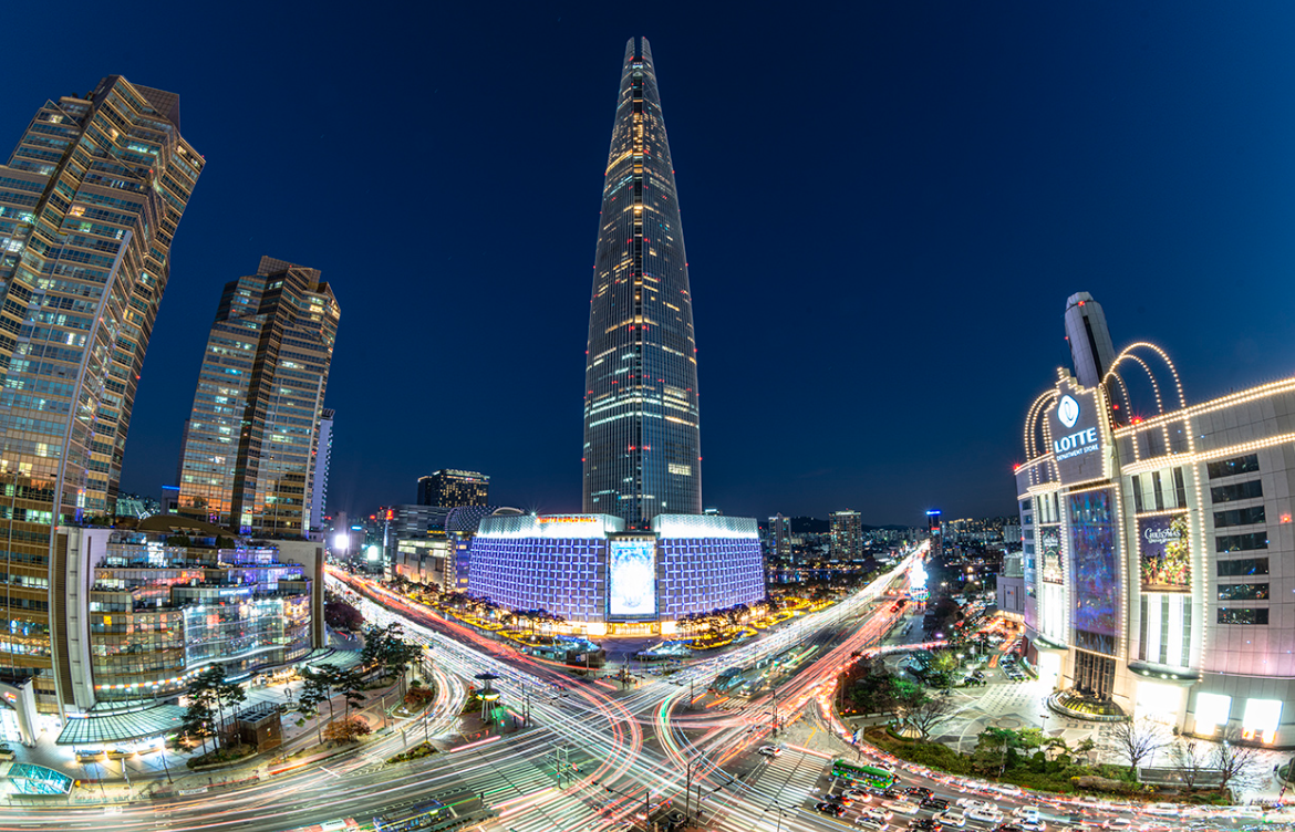 대한민국 서울, 롯데타워 야경