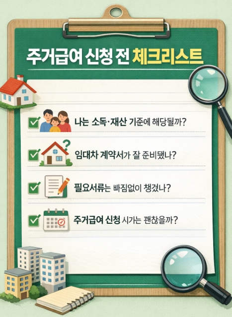 복지로 주거급여 신청방법 총정리, 대상 조건부터 소득기준&middot;지원금&middot;서류까지