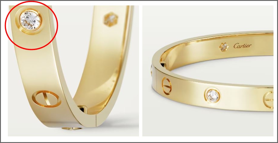 다이아몬드 러브팔찌