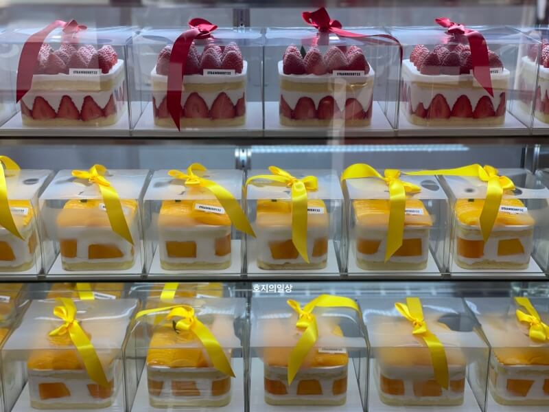 스트로베리32 연남동 망고 케이크 맛집 - 예약 상품