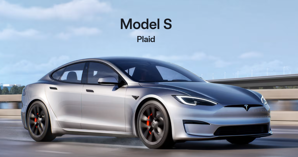 2025년 테슬라 모델 S Plaid 차량