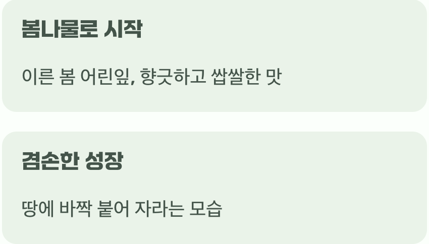 봄, 조용히 시작되는 거인의 발걸음