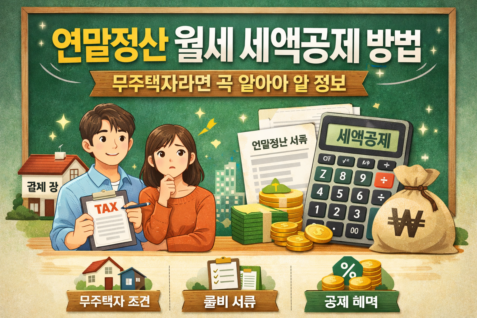 연말정산 월세 세액공제 방법