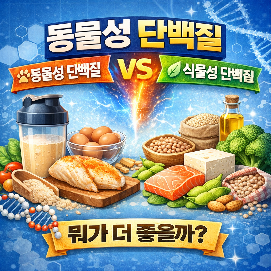 동물성 단백질과 식물성 단백질, 뭐가 더 몸에 좋을까?
