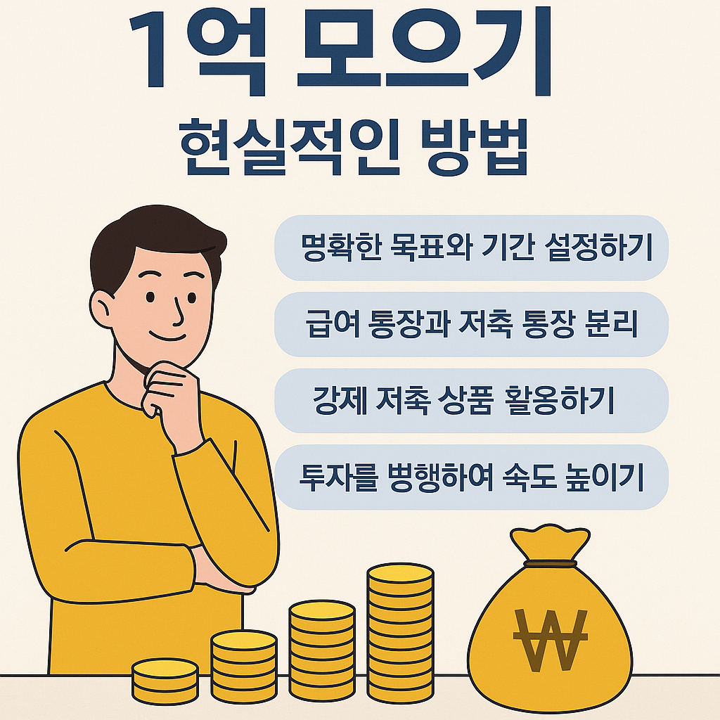 1억 모으기 방법 관련 사진