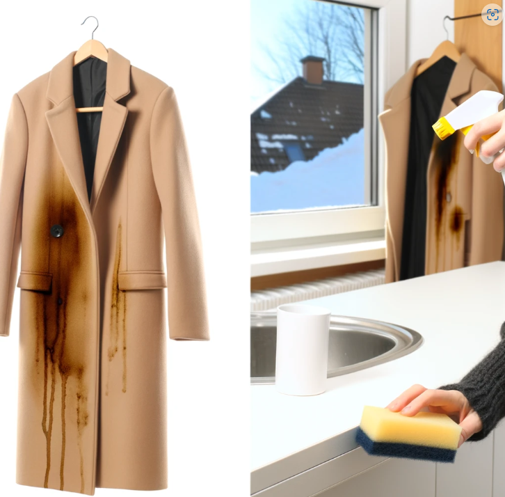 롱코트 얼룩제거 방법