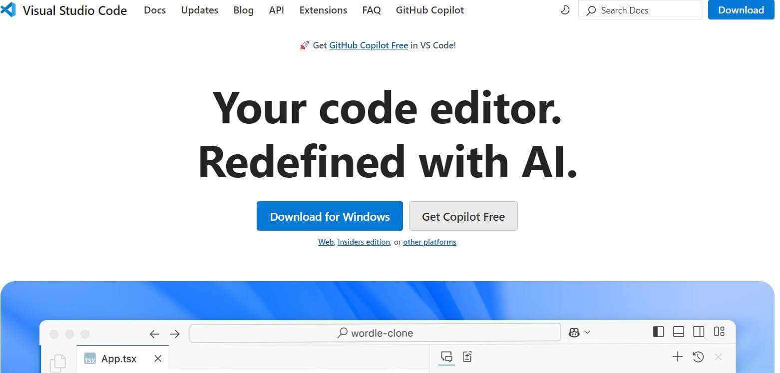 비주얼 스튜디오 코드 다운로드