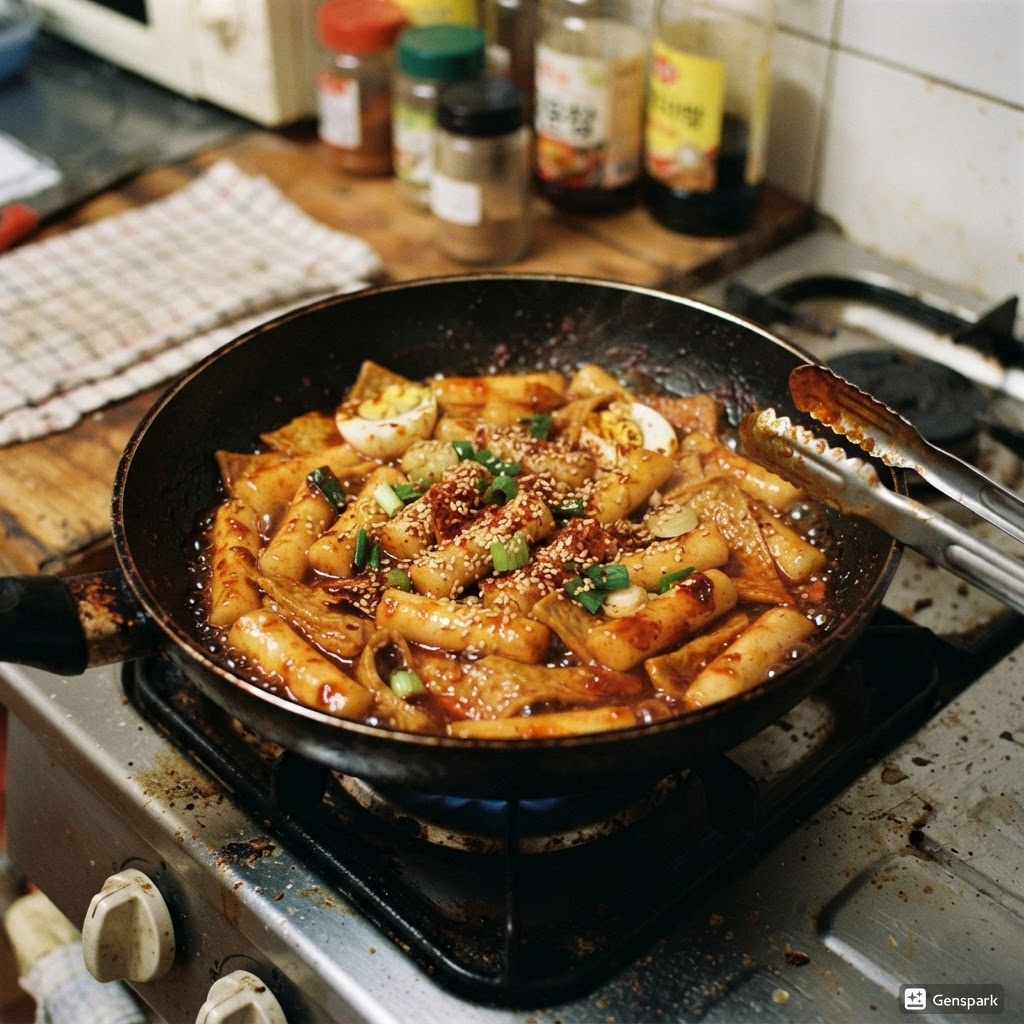 [자취생 간단 요리]기름떡볶이 레시피 (파기름, 양념비율, 실패원인)