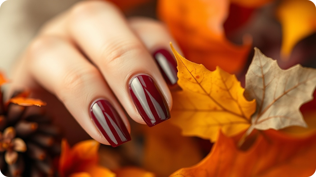 💄 2025 가을 뷰티 트렌드 "버건디 & 매트 브라운 네일과 쿨톤 아이섀도 팔레트"