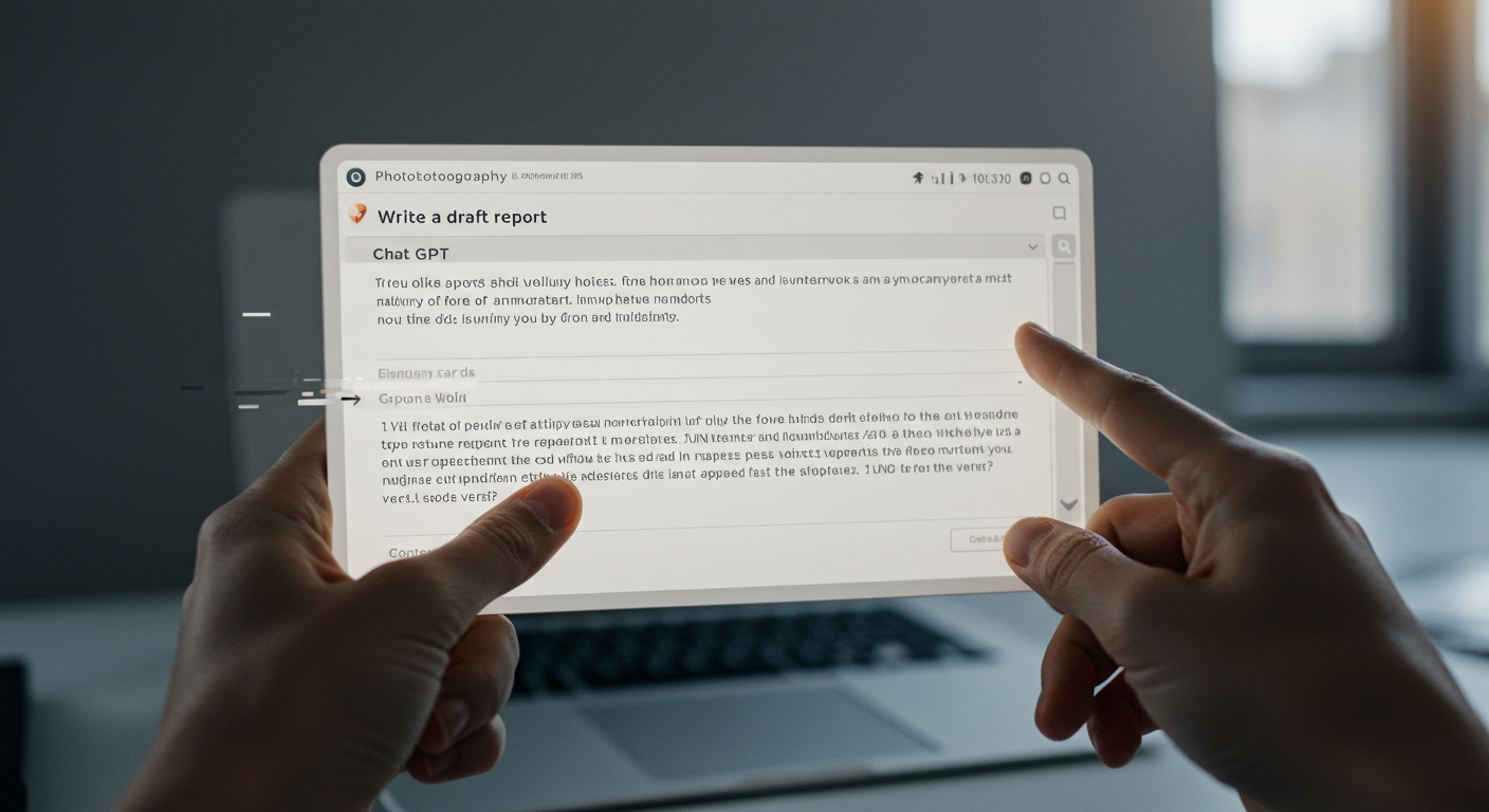 지시문 수행결과를 보여주는 모습