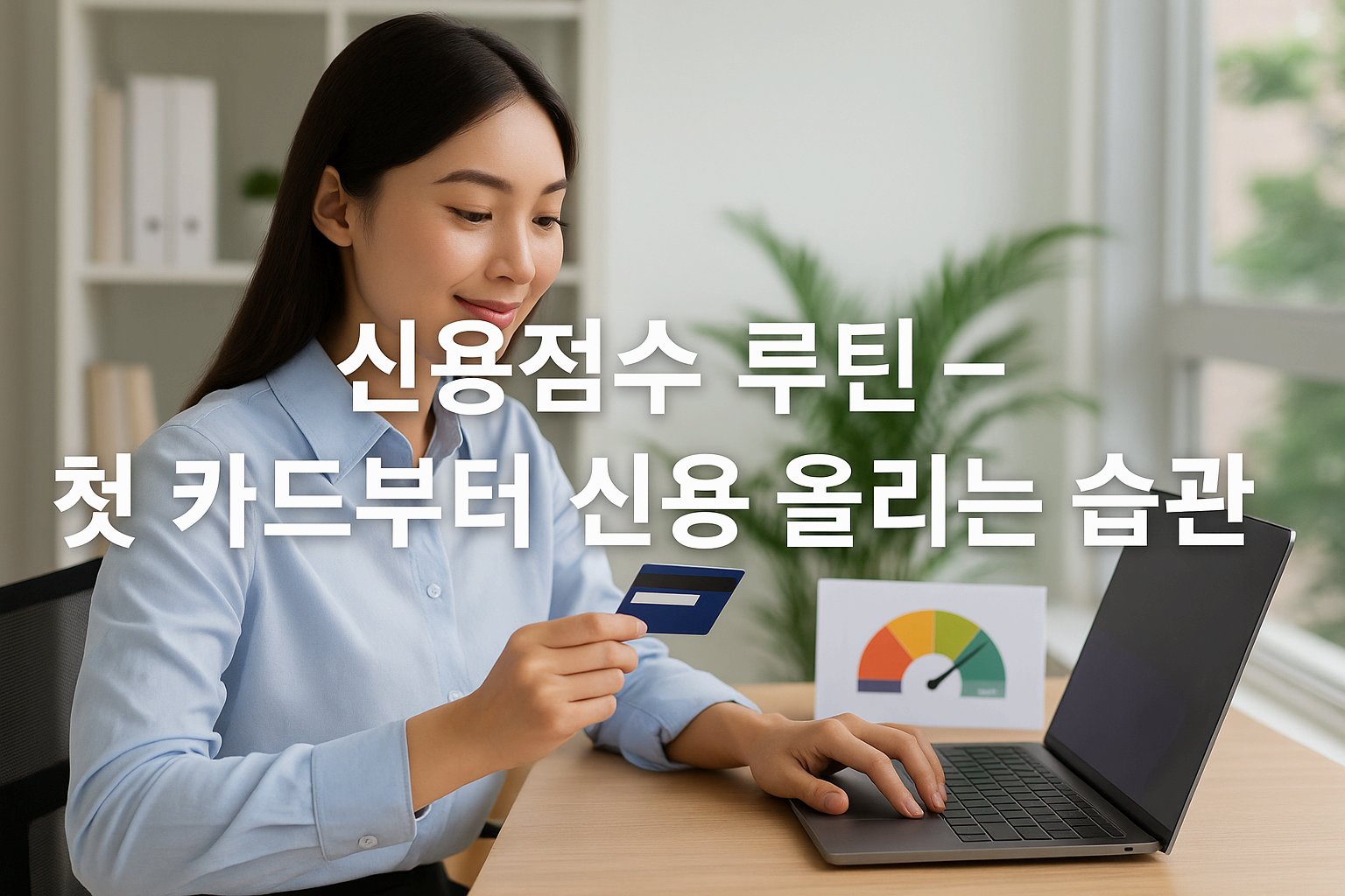 신용점수 루틴 &ndash; 첫 카드부터 신용 올리는 습관