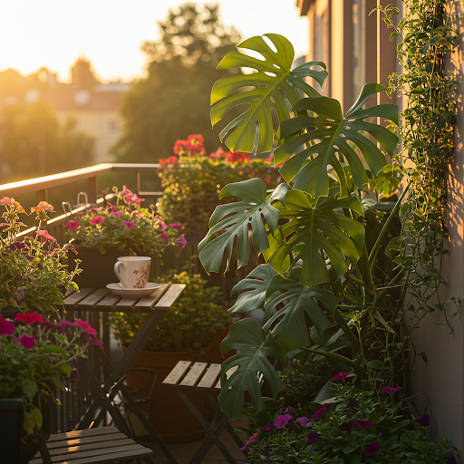 베란다 정원 사진