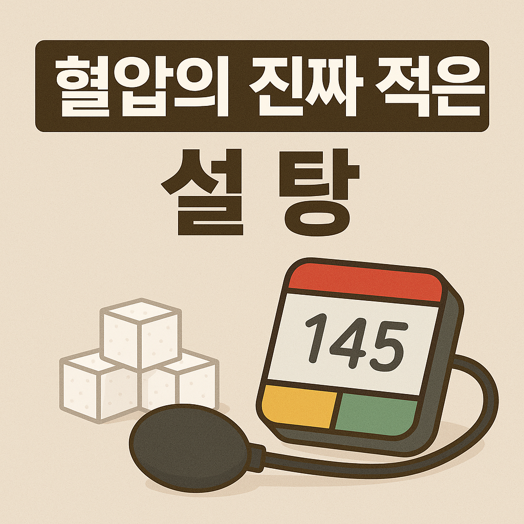 혈압의 적 설탕 혈압을 높이는 설탕