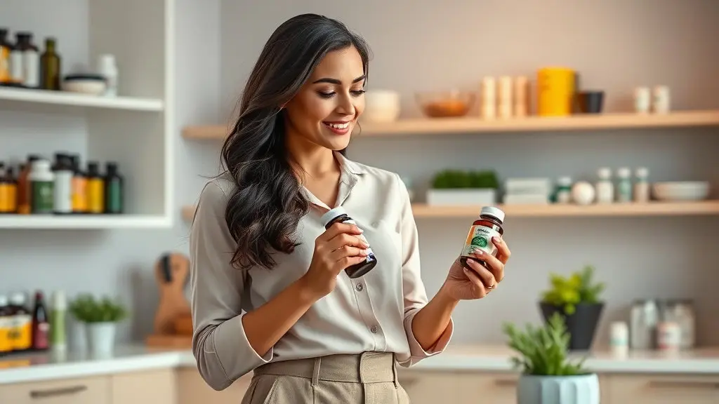 건강기능식품 구매하고 있는 이미지