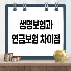 생명보험과 연금보험 차이점 (보장 목적, 수익 구조, 활용 시점)