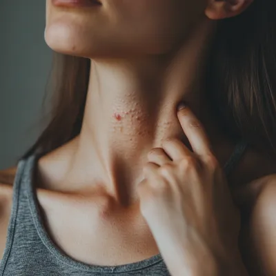 목에 물집 통증 완화1