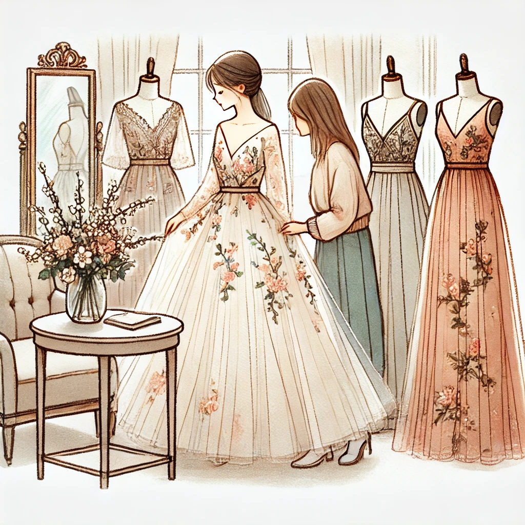 봄철 웨딩 드레스 트렌드2