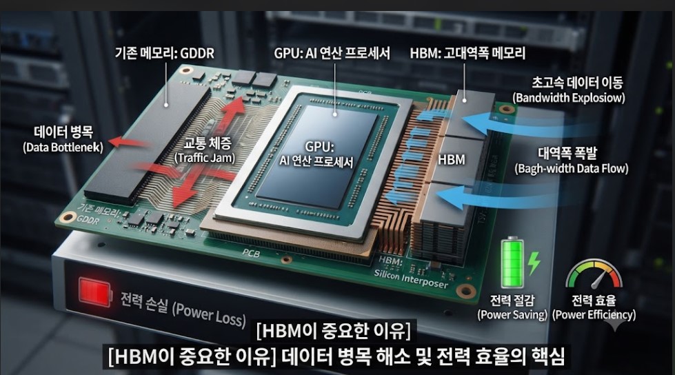 'AI 반도체 구조', 'HBM 작동 원리'