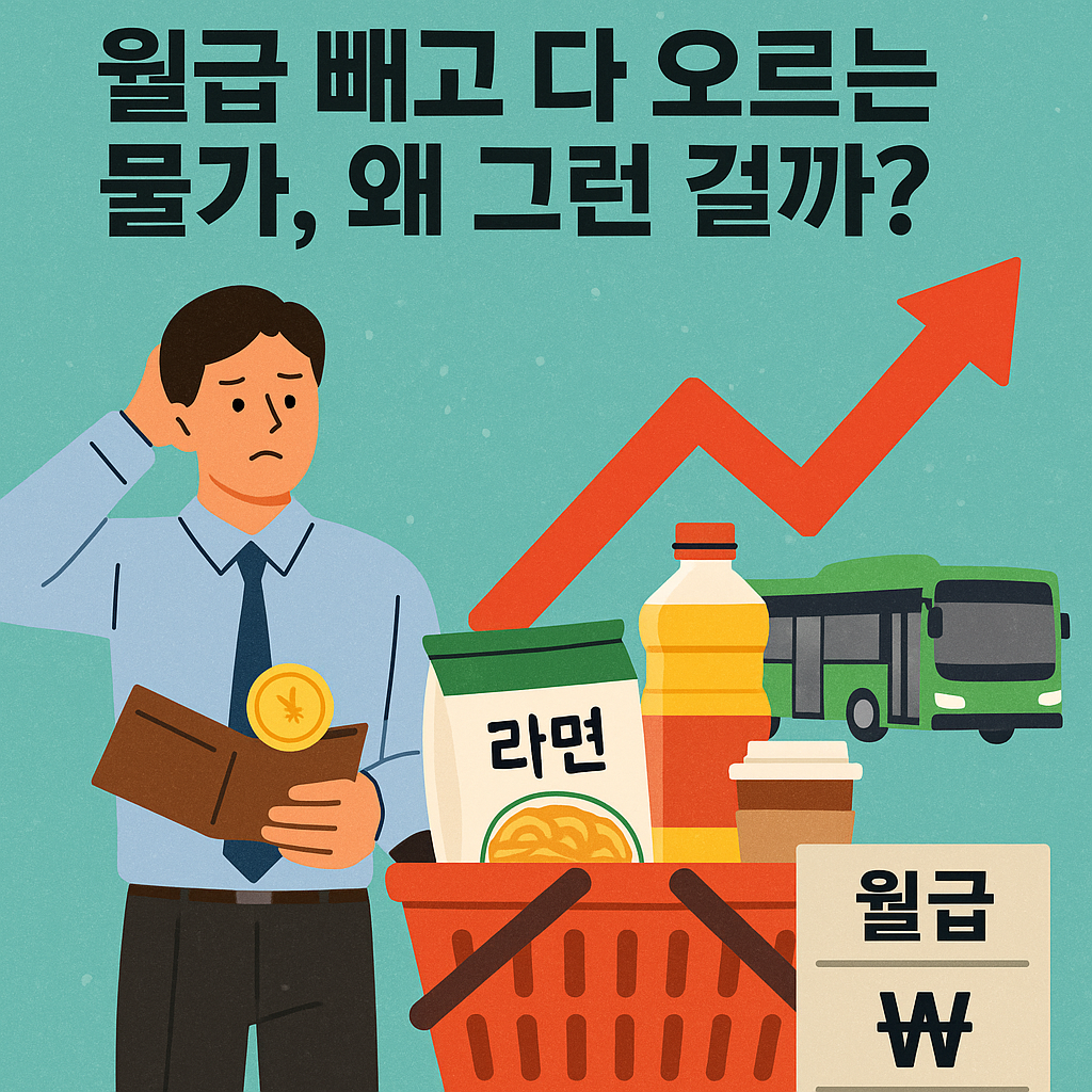 월급 빼고 다 오르는 물가, 왜 그런 걸까?