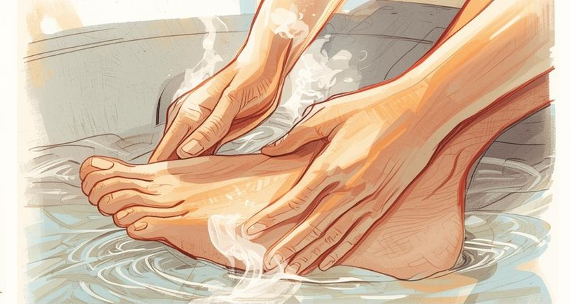 발 각질제거 하는법｜집에서 간단하게 따라하는 연화제 사용법