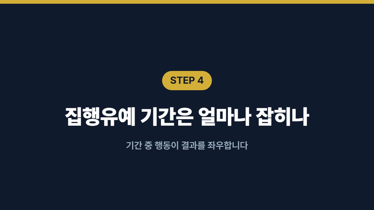 집행유예 기간은 얼마나 잡히나 — 기간 중 행동이 결과를 좌우합니다