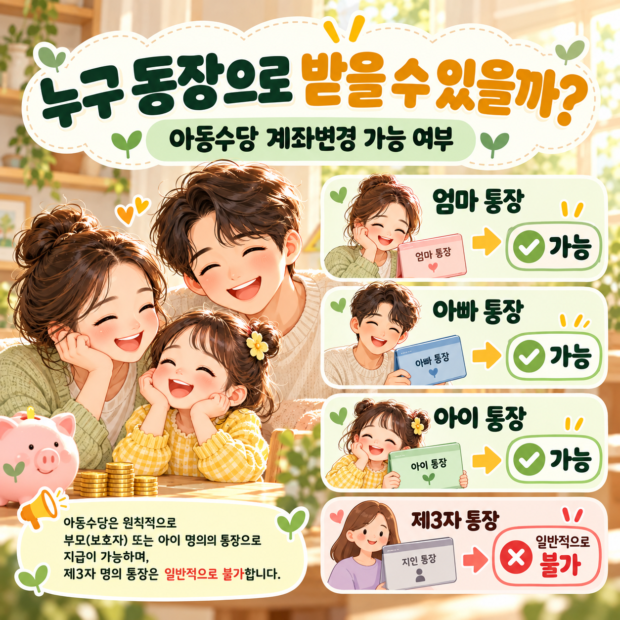 아동수당 계좌변경