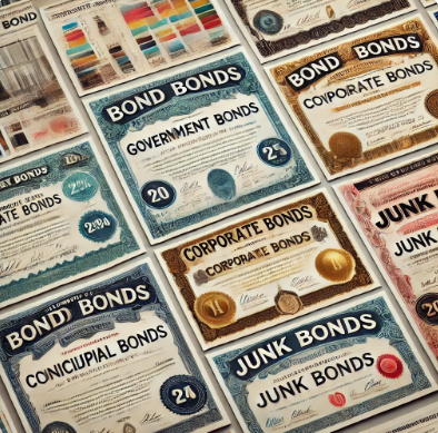 여러 종류의 채권을 표현