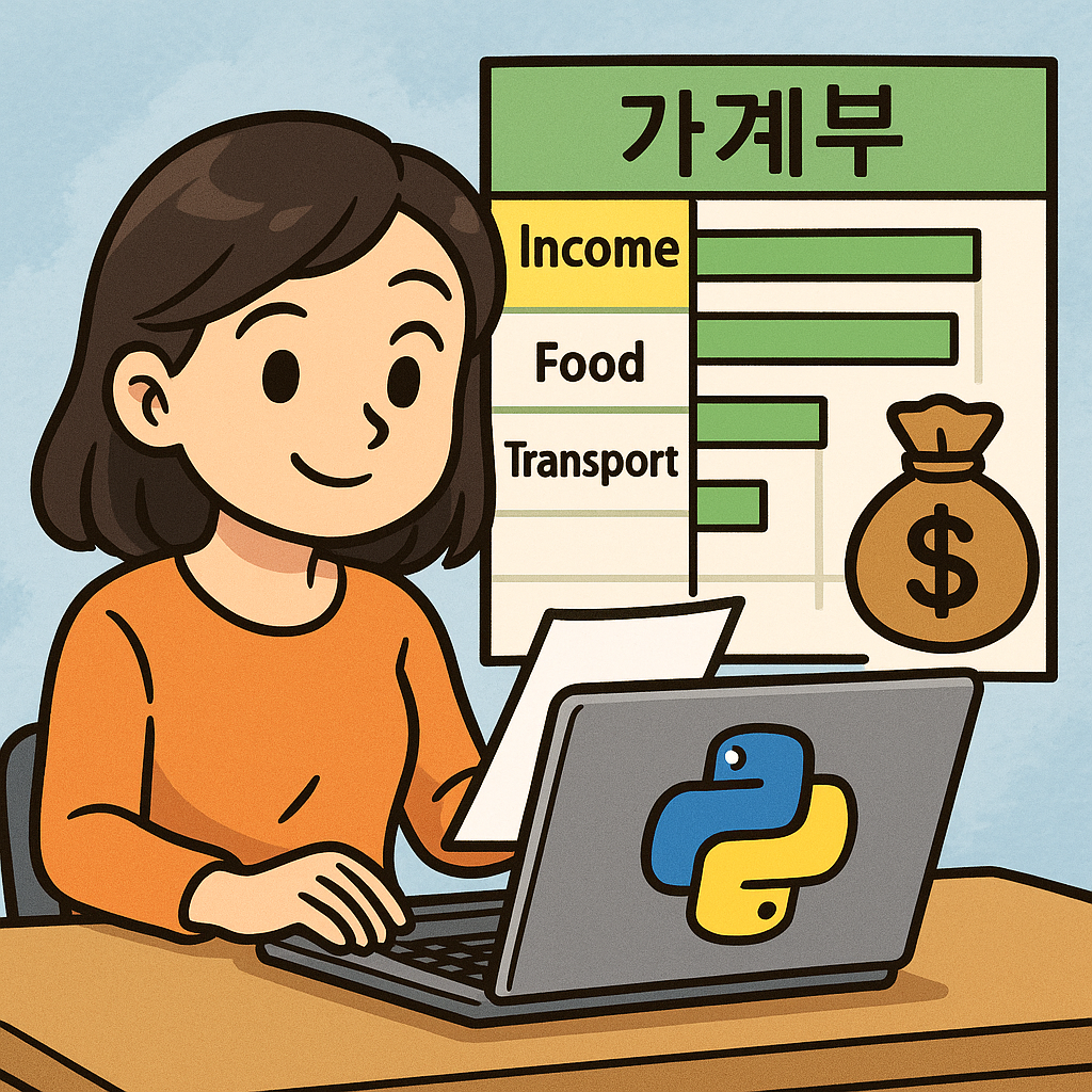 파이썬으로 나만의 가계부 만들기