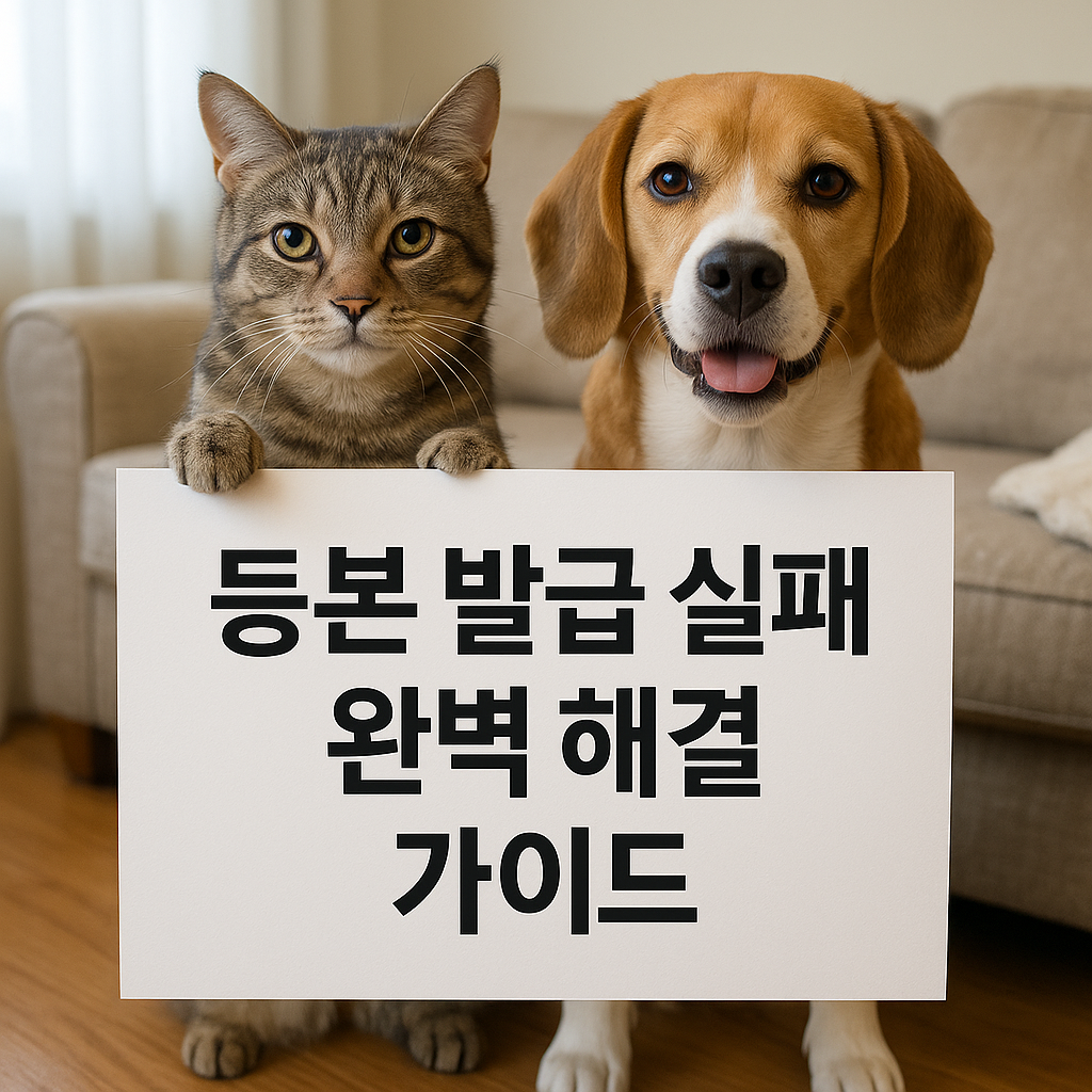 등본 발급 실패 완벽 해결 가이드