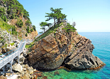 강릉 정동심 바다부채길 