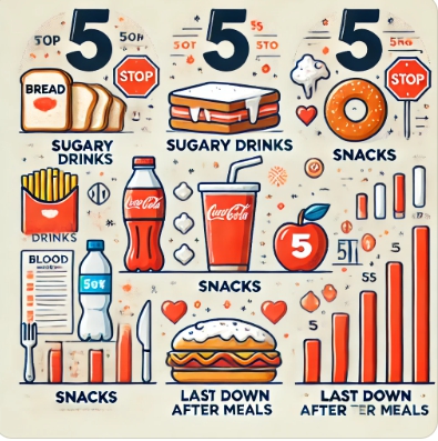혈당 스파이크&amp;#44; 식단 실수 TOP 5