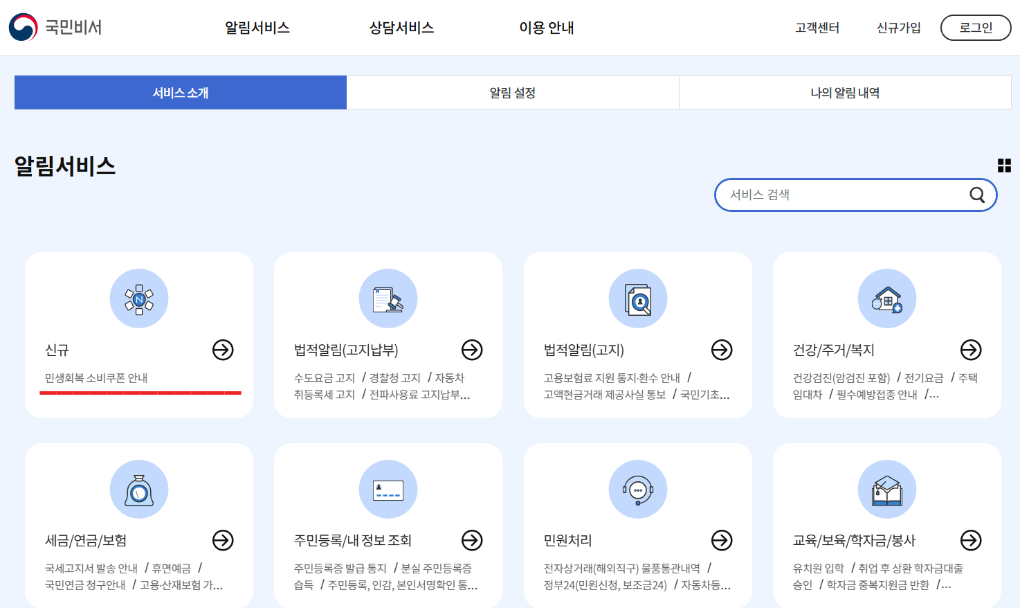 민생회복 소비쿠폰 안내