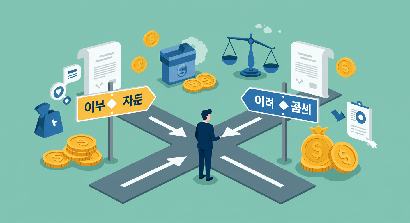 새출발기금 vs 개인회생, 나에게 맞는 채무조정은 무엇일까?