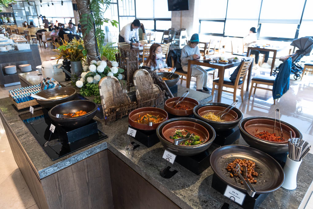 속초 라마다 호텔 조식 뷔페 한식