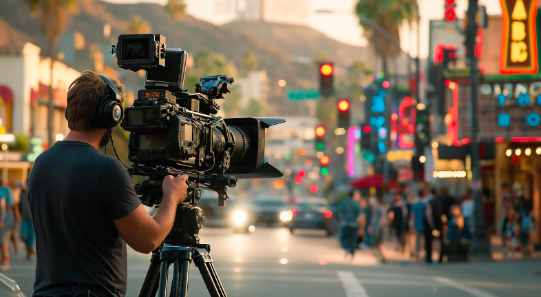 영화 제작 촬영 이미지