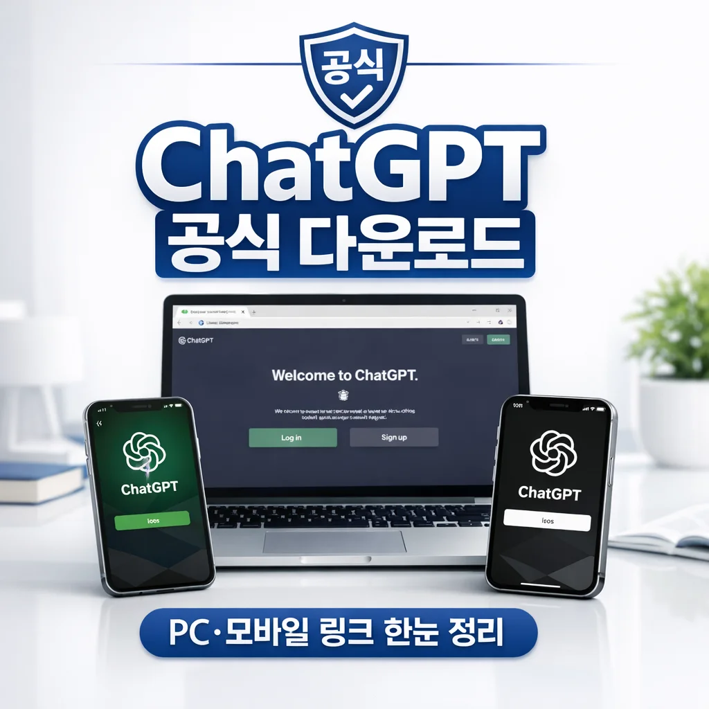 chatgpt 다운로드, 공식 다운로드 링크 정리 (PC·모바일)