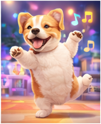 뮤직챌린지 AI 강아지 영상