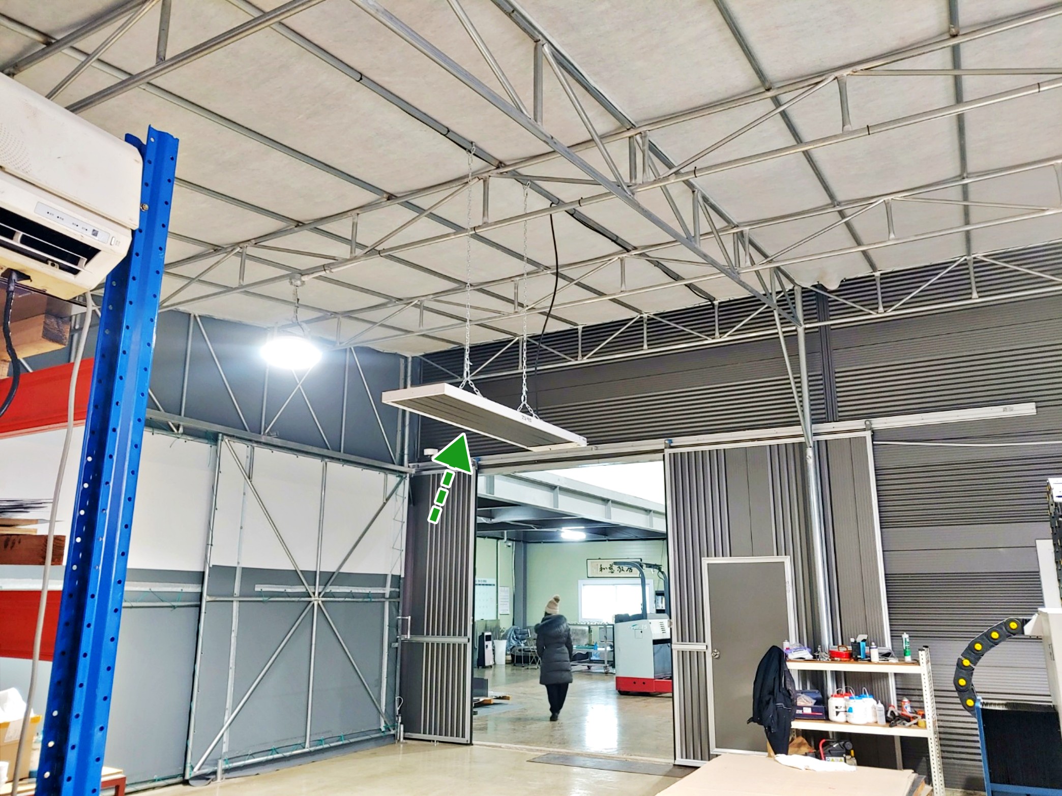 경북 상주 공장 전기히터 설치2