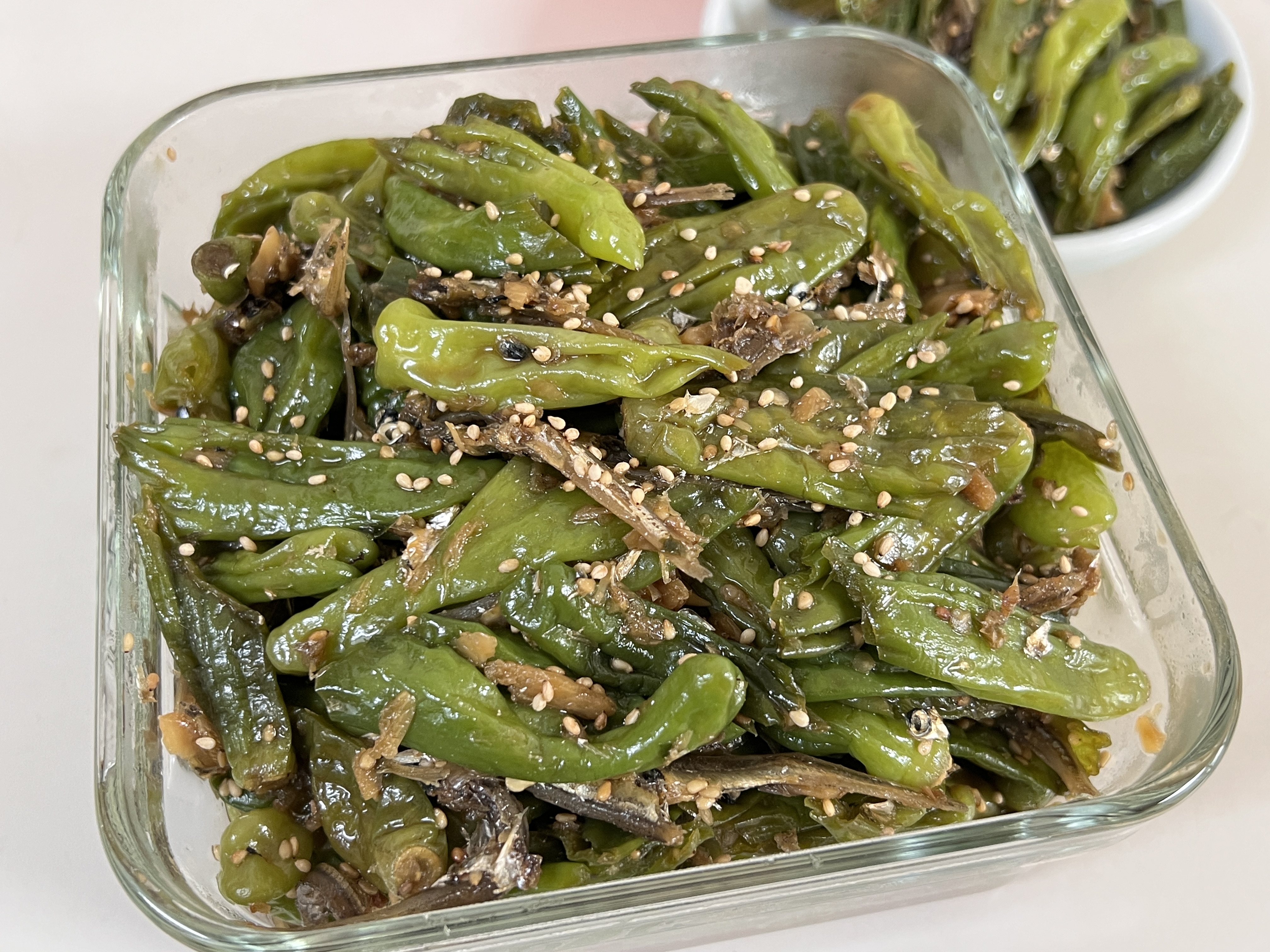 꽈리고추 멸치 볶음 완성