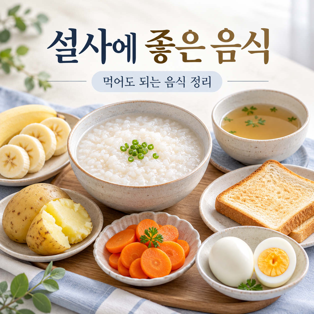 설사에 좋은 음식