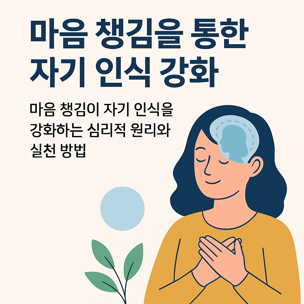 마음 챙김을 설명하는 이미지