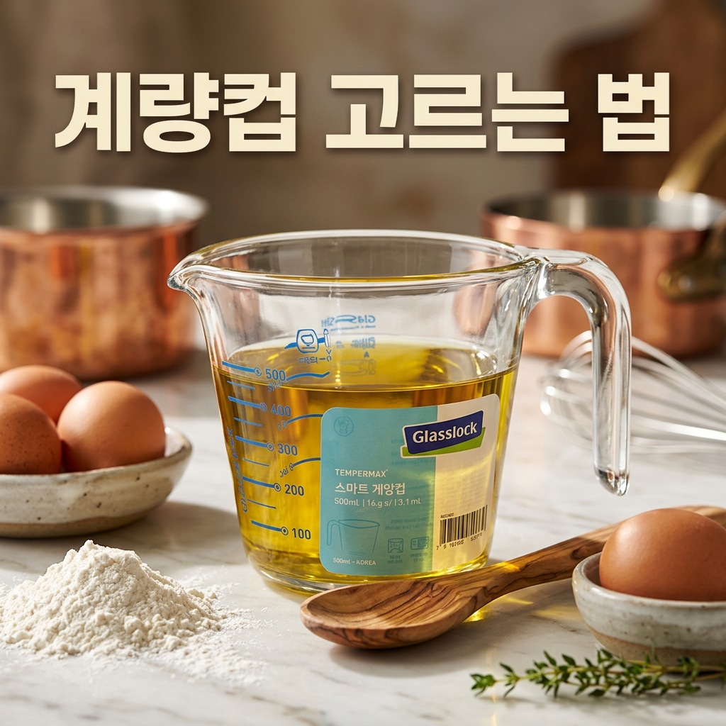 계량컵 고르는법 재질 비교