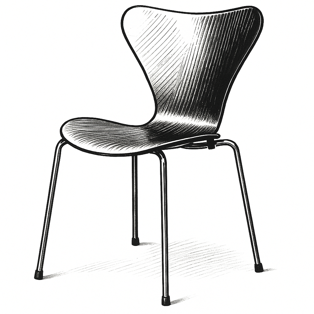 아르네 야콥센의 대표작 세븐체어